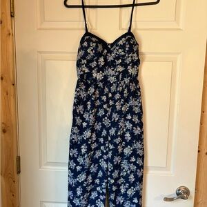 Floral Spaghetti Strap Jumpsuit